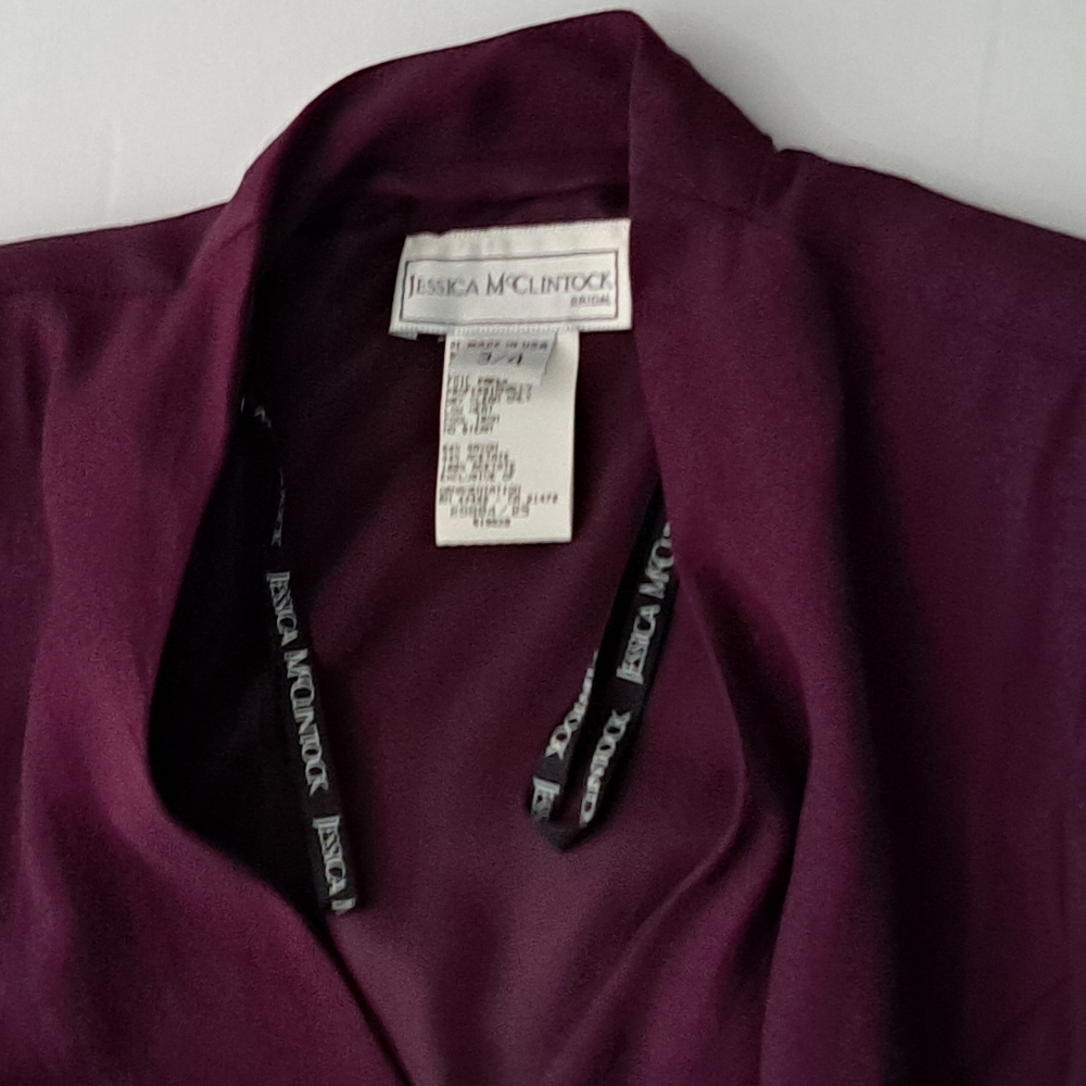 Vintage Jessica McClintock Purple Suit - Picture 5 of 16